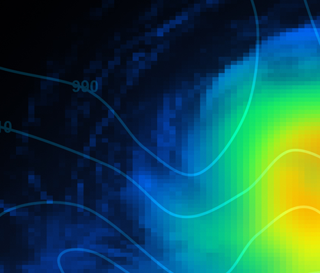 Weather Map - 3D Rendering