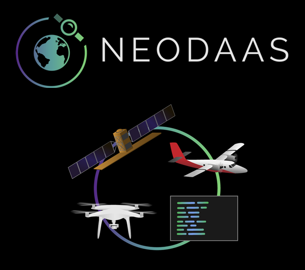 NEODAAS_Satellite_plane_computer_drone_NEODAAS logo 
