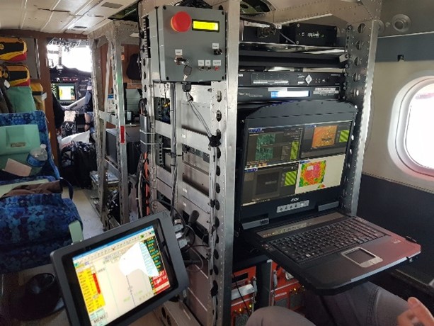 Thermal instruments and computers installed in the Twin Otter aircraft.