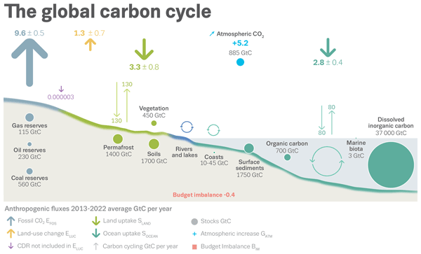 Global Carbon Budget graph